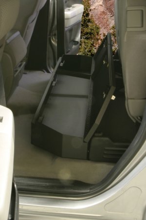 Toyota Tundra Underseat Storage Box - Rear - Tuffy Products - Lockbox - Black - `07-`22